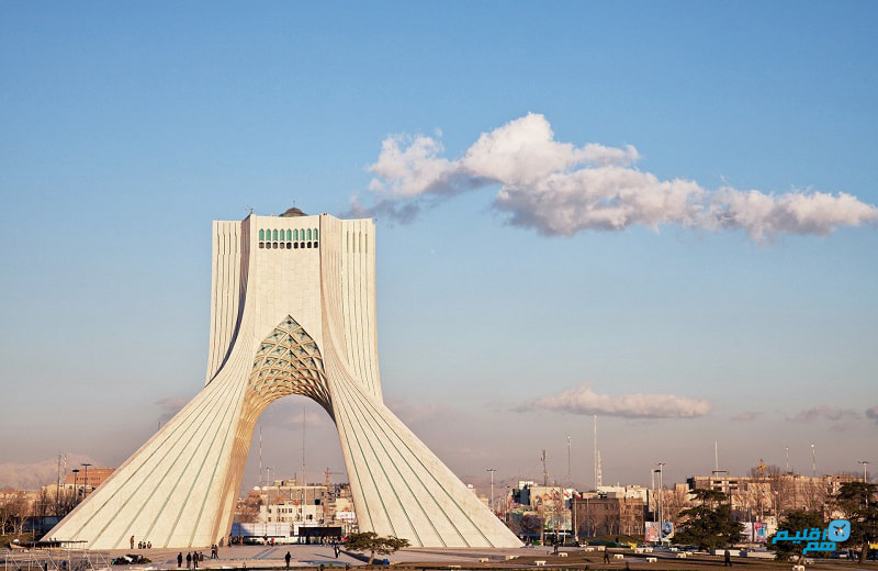 عکس میدان آزادی تهران از بالا
