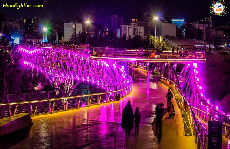 عکسهای زیبا از پل طبیعت تهران