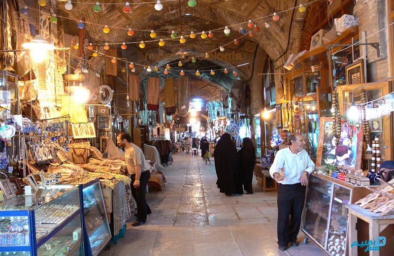 عکس قدیمی از بازار وکیل شیراز