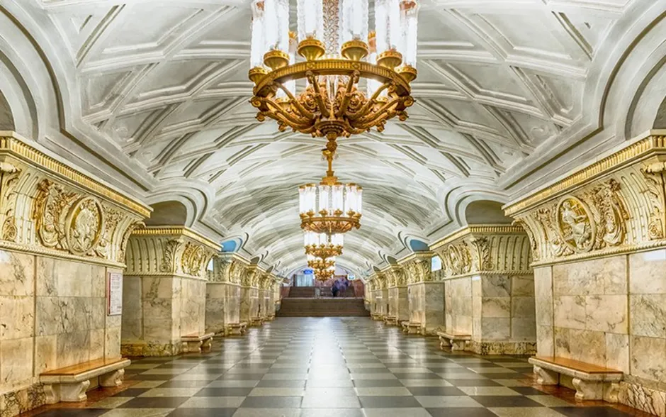 مترو مسکو؛ شلوغ ترین مترو دنیا 