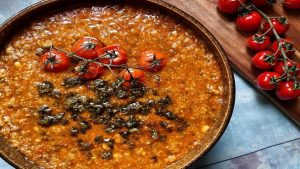 طرز تهیه آش گوجه فرنگی