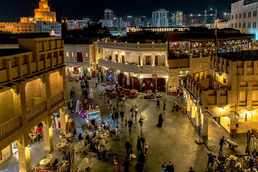 بازار سوق واقف از جاهای دیدنی قطر