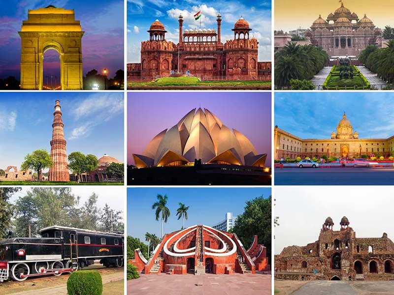 مقایسه بمبئی و دهلی از نظر جاذبه‌های گردشگری و تفریحات