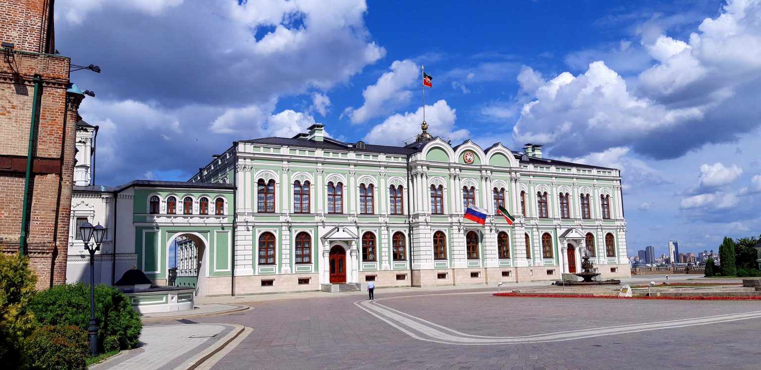کاخ ریاست جمهوری تاتارستان در شهر کازان